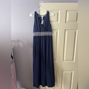 Soma Navy Sleeveless Maxi Dress
